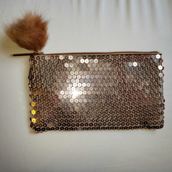 MAC Makeup Bag-copper/silver '17 Holiday snow ball - Picture 4 of 14